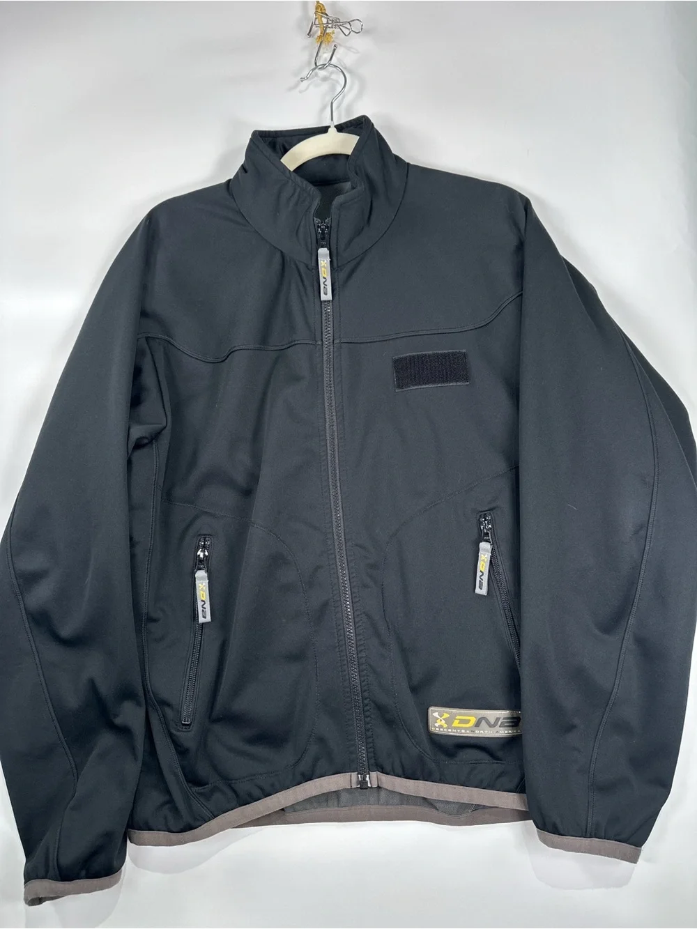 Descente Softshell Jacket Fleece Lined Full Zip Black S